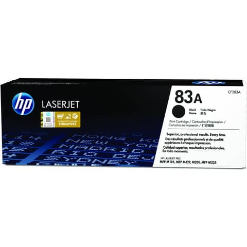 Toner 83A HP nero  CF283A